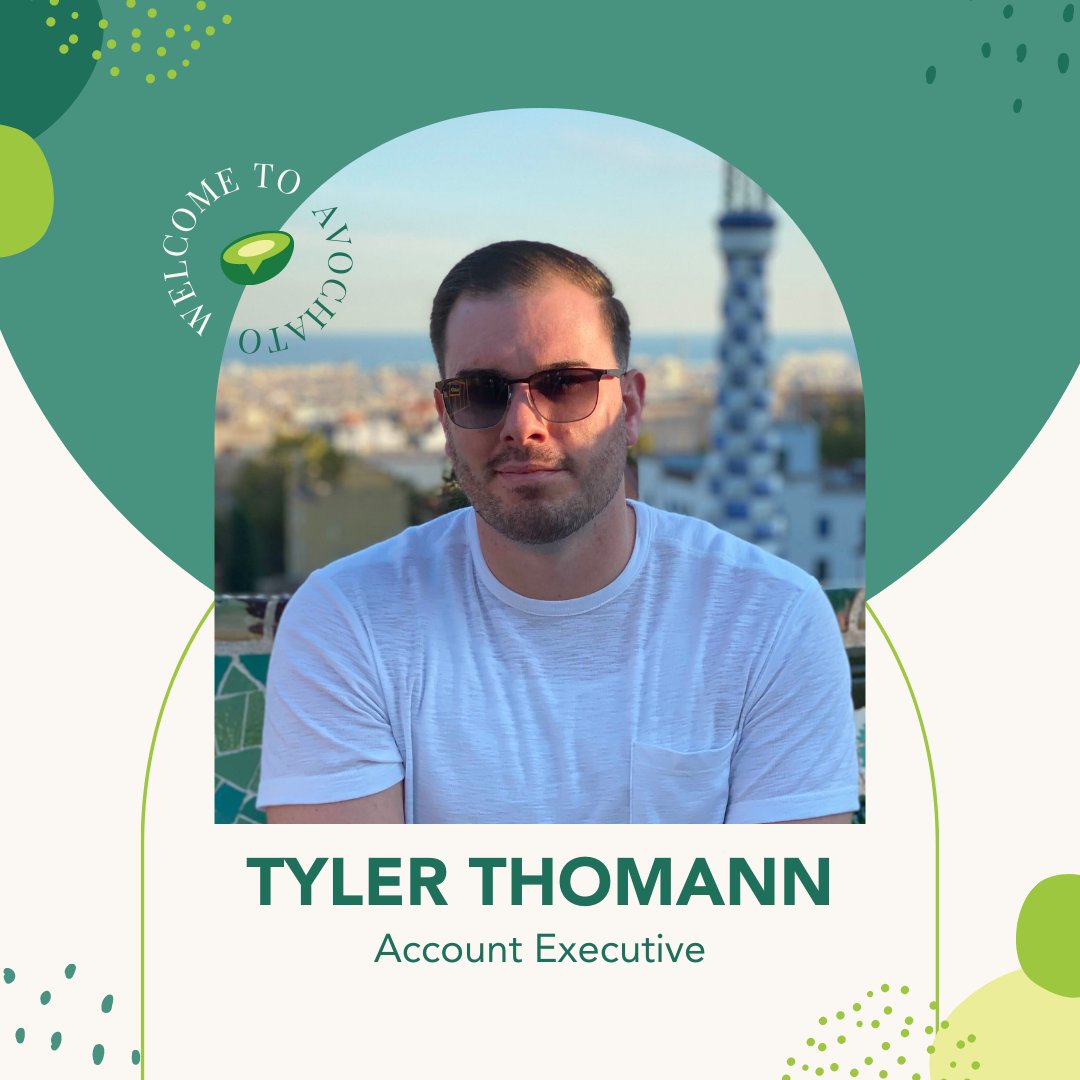 We are excited to welcome, Tyler Thomann, to the Sales team!

FUN FACT: Tyler loves to cook, travel, and golf!

#avochato #hiring #growing #welcome