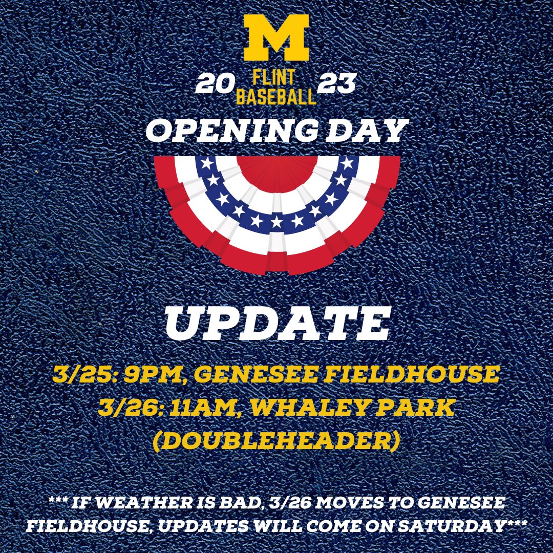 UM-Flint Baseball tweet media