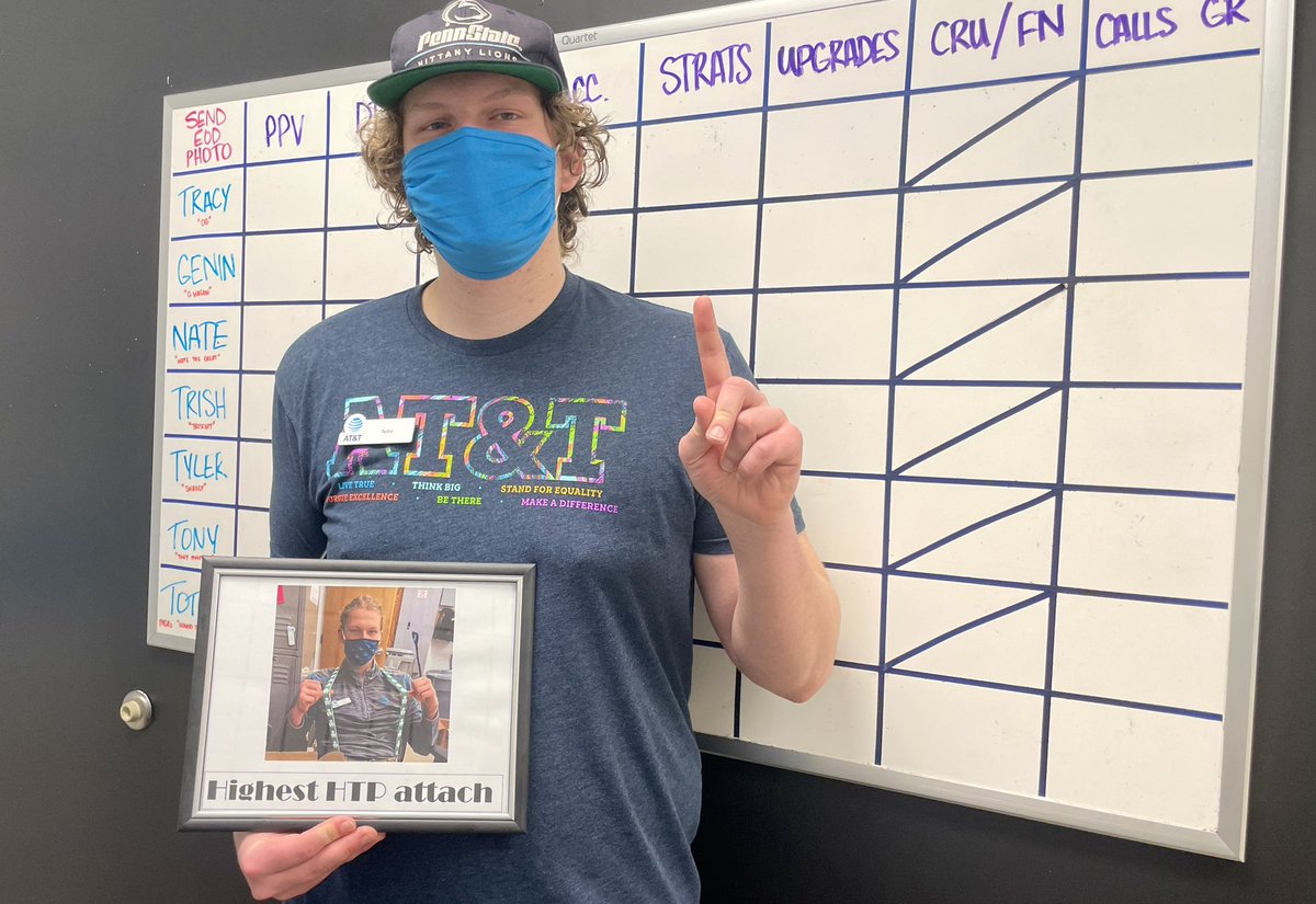 Late shoutout for our February 🏆Managers Choice Award 🏆 winner <a href="/Nate_412/">Nate Orr</a>! Great job CRUSHING your HTP attach rate not only last month but every month! 💪🏼🧨
