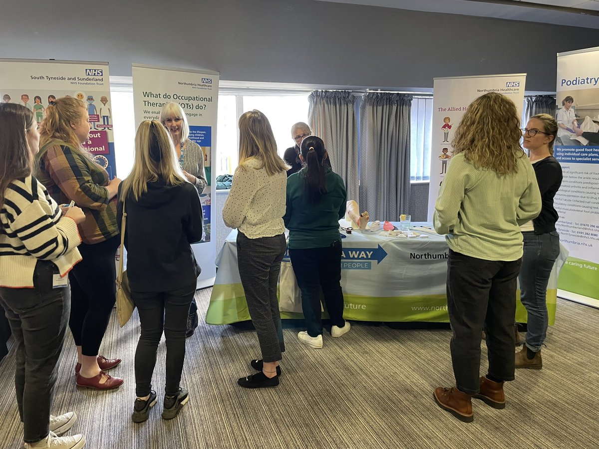 Marie16717427's tweet photo. Great day at St James Park at the AHP Symposium engaging AHP students with topics around Values Based Recruitment Preceptorship, EDI, AHP support worker roles. Lots of engagement from our local students in the workshops #NorthumbriaNHS https://t.co/xXMp0jN4wJ