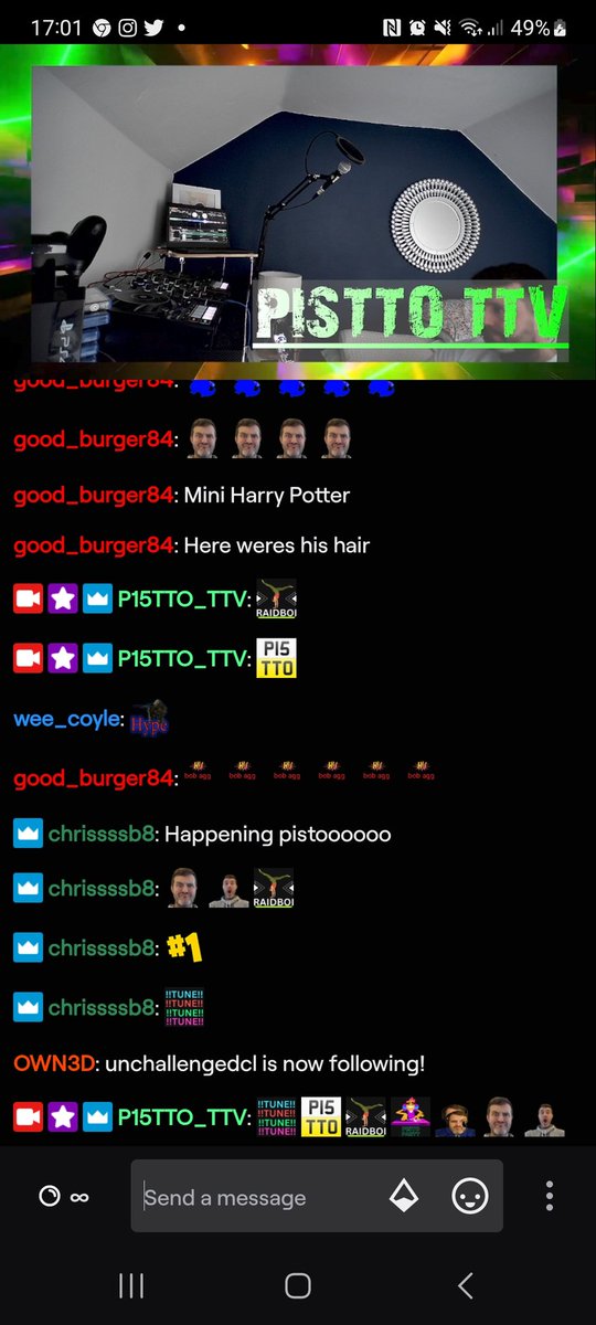 PdKaiser's tweet photo. Twitch is fun. Cheers for swinging by troops https://t.co/GmnG9eIzCd