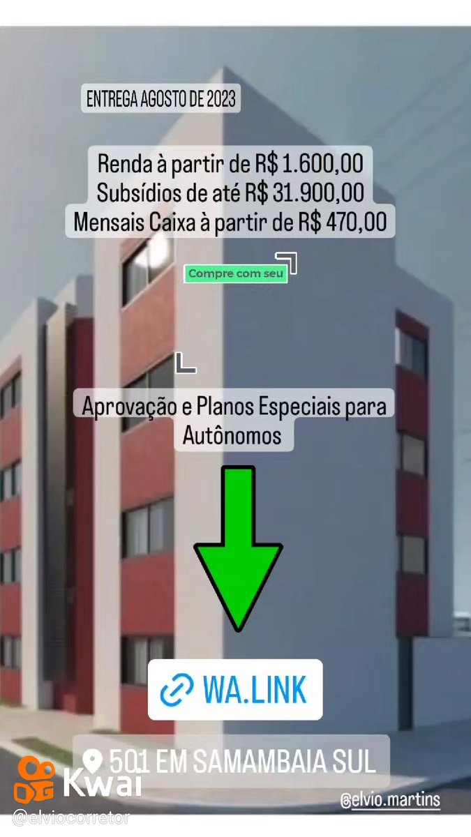 elviomartinss's tweet image. Pra você que quer morar no DF, este vídeo vai te salvar.

#imoveldf
#samambaiadf
#samambaia
#naovoumaispagaraluguel
#aluguel
#moradia

kwai-video.com/p/PHwbbCYN