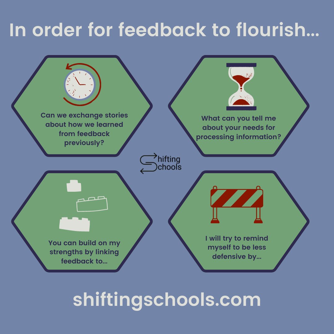 How do you and your thought partner set the conditions to allow for feedback to flourish?
#isedcoach #mentorship