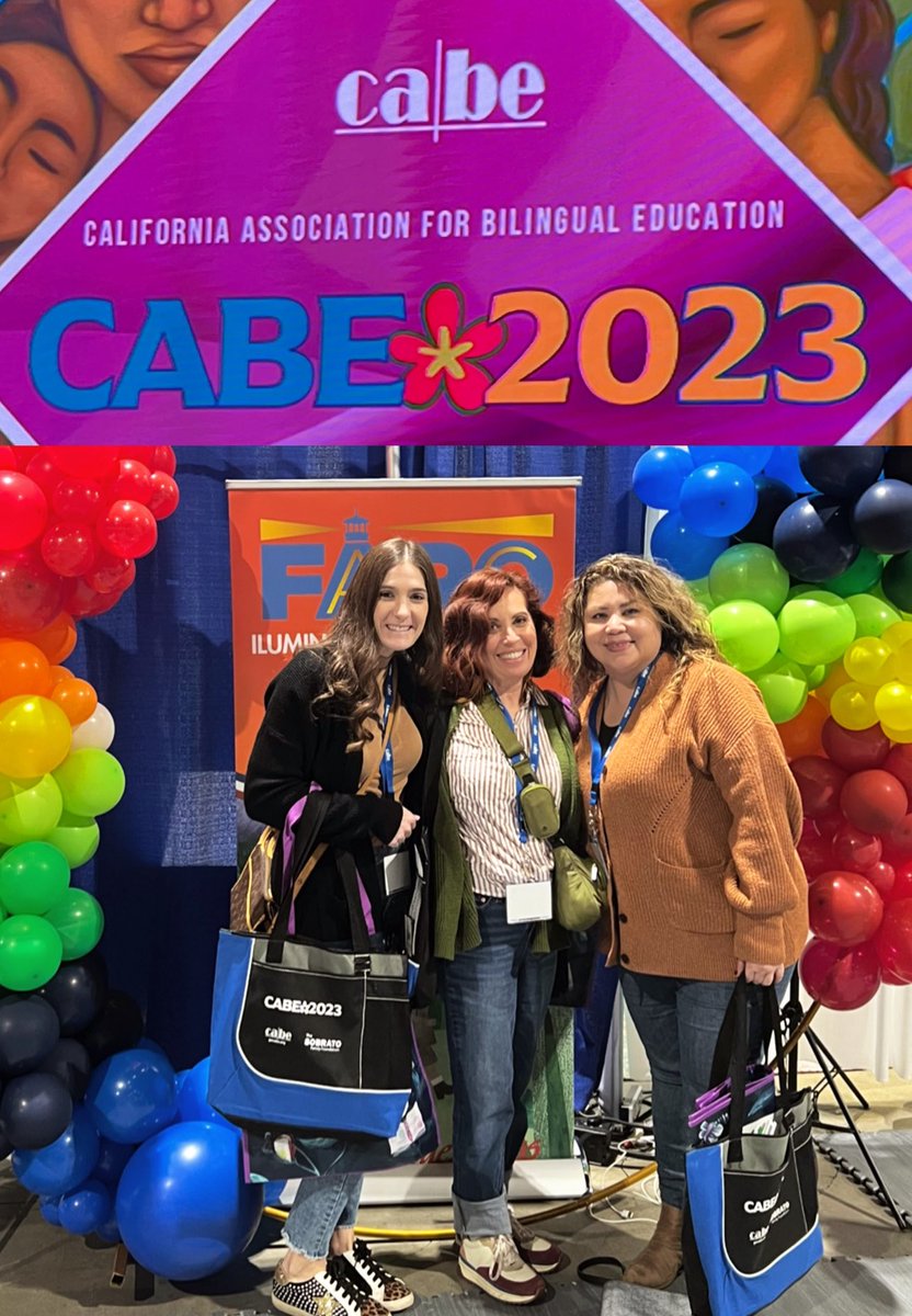 Excited for new learning with these incredible colleagues! #CABE2023 #billingualeducation 
<a href="/MarisaStadther1/">Marisa Stadtherr</a> 
<a href="/sramaldonado49/">Myriam Maldonado</a>