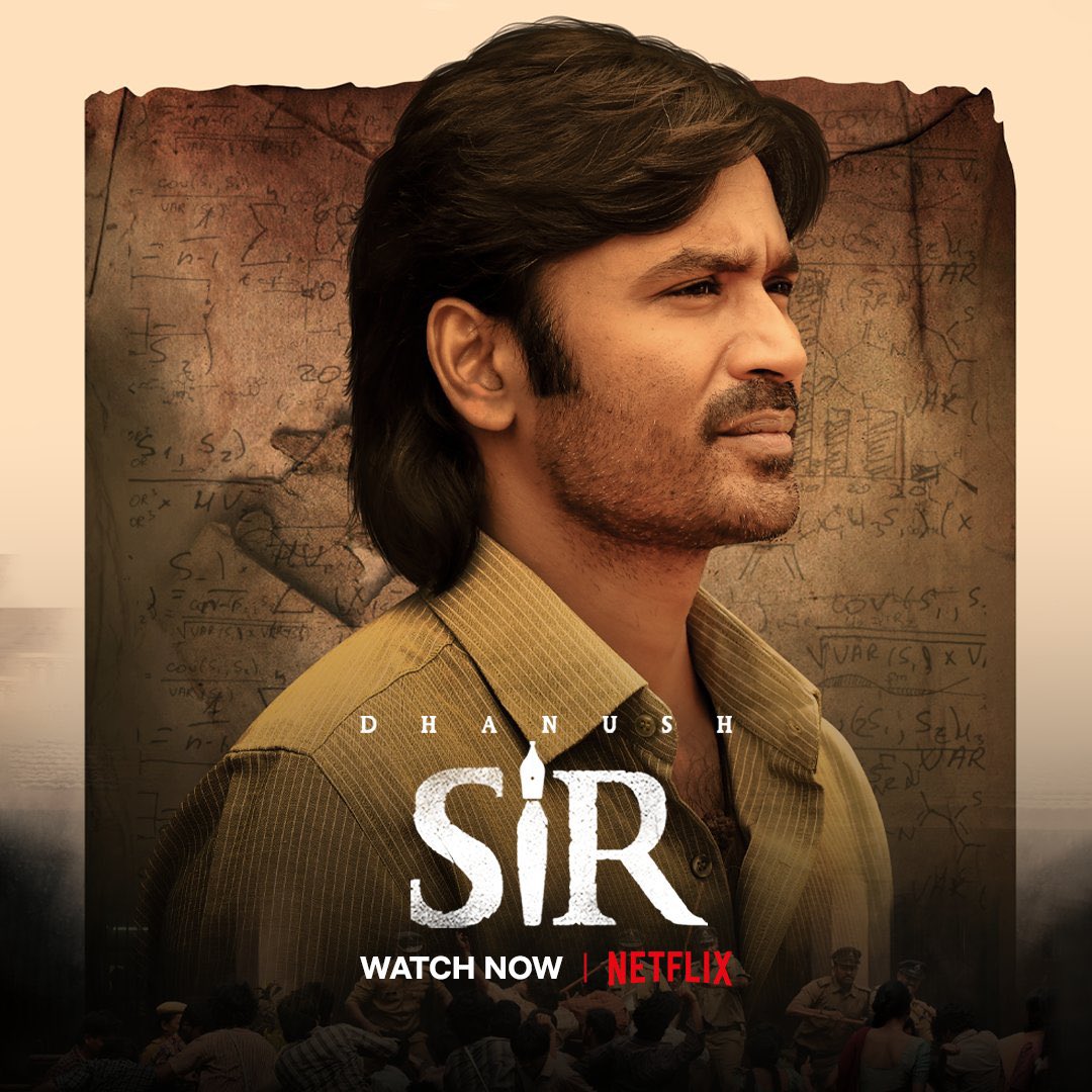 While Bollywood is busy in making money with sh!t movies every week, tollywood/kollywood are creating class movies like #SIR
Doesn't remember a clean, inspirational or family film from Bollywood since long. 
A must watch movie.