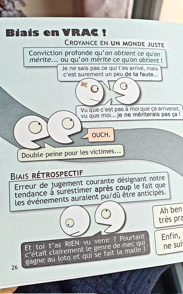Evidencebbh's tweet photo. Ptit rappel qu'En route pour l'esprit critique ! est toujours dispo (65 pages, 12.50€, me contacter via https://t.co/Bosize5abH)
En cadeau, un bout de page 26 !
#ERPLEC https://t.co/v8Oxop87Ol