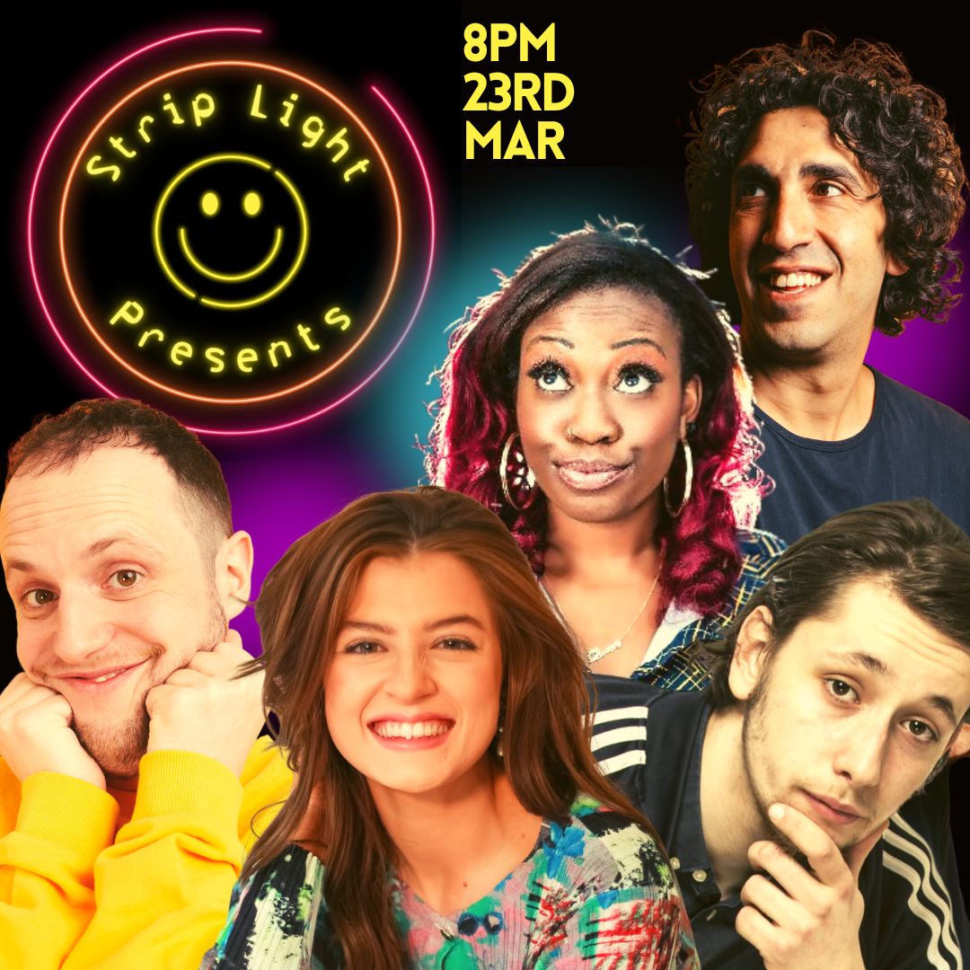 🪩Tonight - Strip Light Presents # 20🪩 grab final tickets here... listings.camdencomedyclub.com