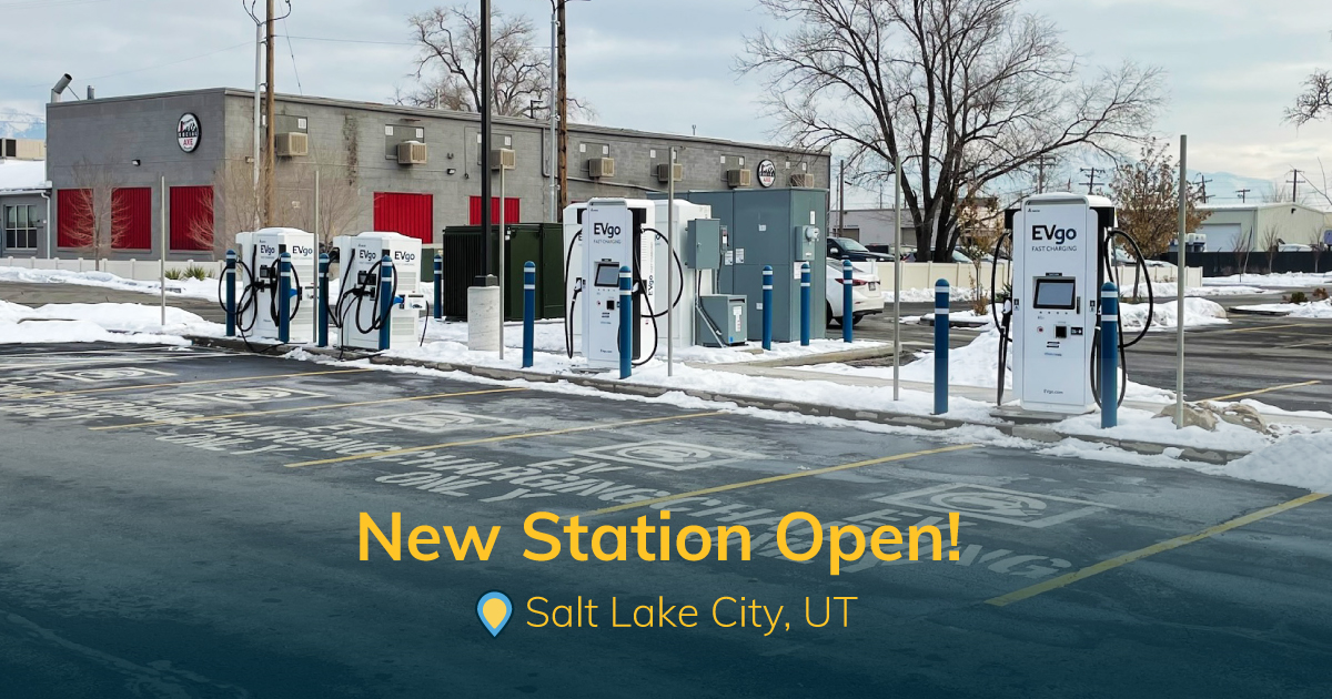 evgonetwork's tweet photo. One trip, two things off your checklist! We're excited to open more fast charging stations at @Target locations so you can charge up while you shop. Check out these recently opened locations in Utah to Georgia and follow along as we keep #EVgrowing. #EVgoingUp https://t.co/DRNNzbLVee