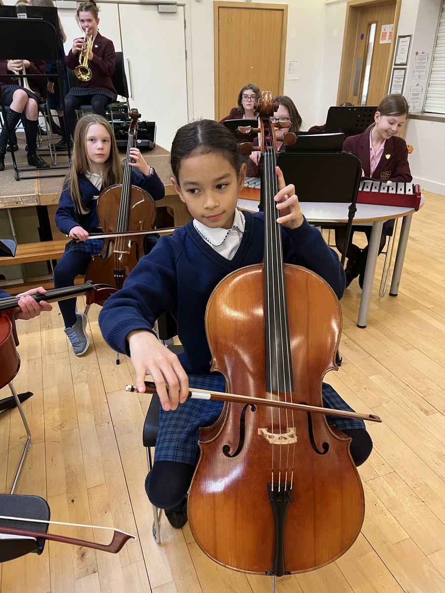 RoyalHighBath's tweet photo. Talented musicians from @Portsmouthhigh Prep and our own #RHSBPrep Orchestra joined together for a wonderful day of music making over the weekend. It culminated with a fantastic concert which featured soloists from both schools a piece composed by Portsmouth’s own Mrs Hill @GDST https://t.co/oDqd5liFoX