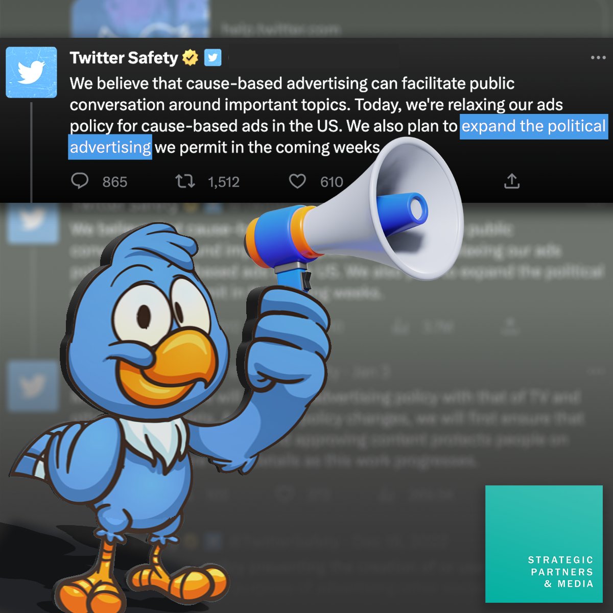 Now that political advertising is back up here, we can finally get back to influencing the people who think they're influencers on Twitter! Thanks, Elon!