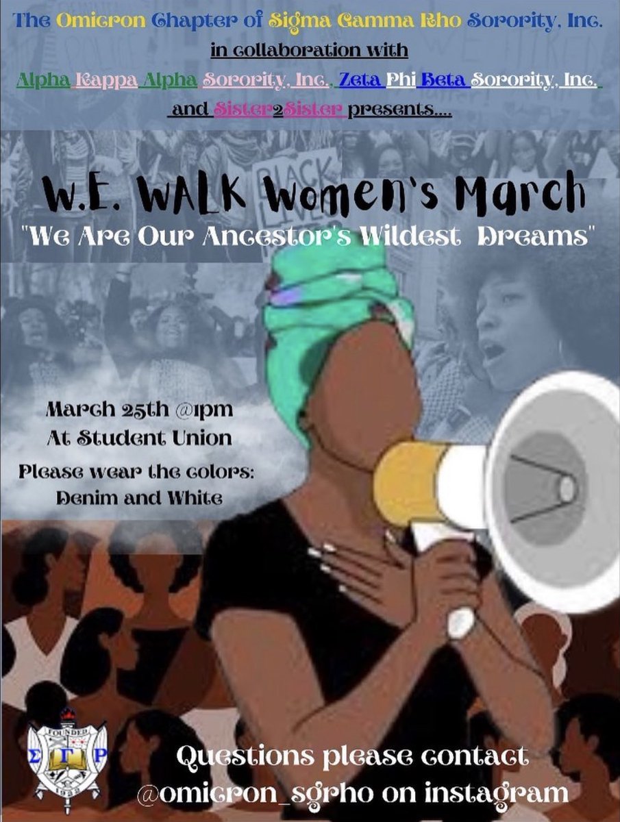 Come out to the W.E. Walk Women’s March this Saturday!!