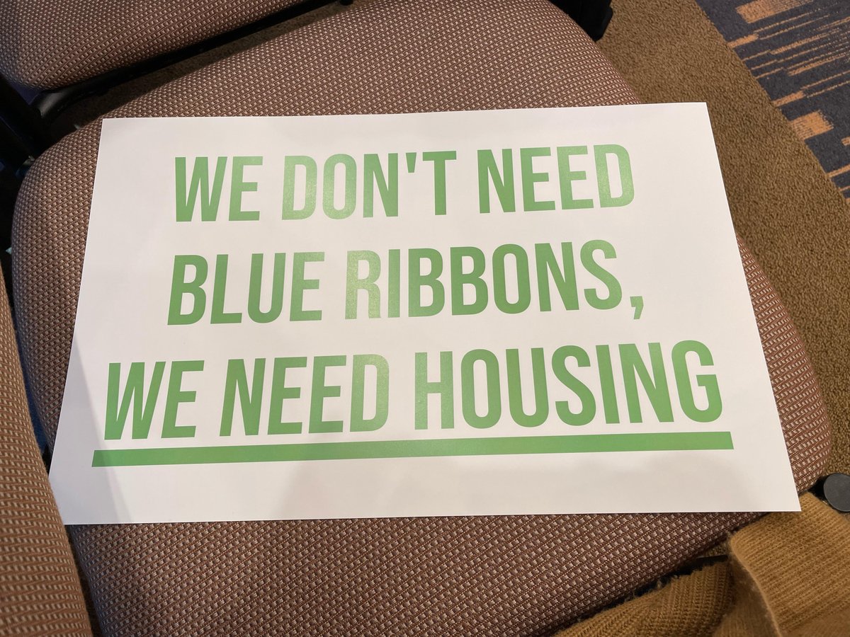 In lieu of opening desperately needed transitional housing with state money, Chair Smith recommended a “Blue Ribbon” task force to study the issue of homelessness. 

Clack Co residents know we don't need blue ribbons, #WeNeedHousing. #WeAreHereTogether