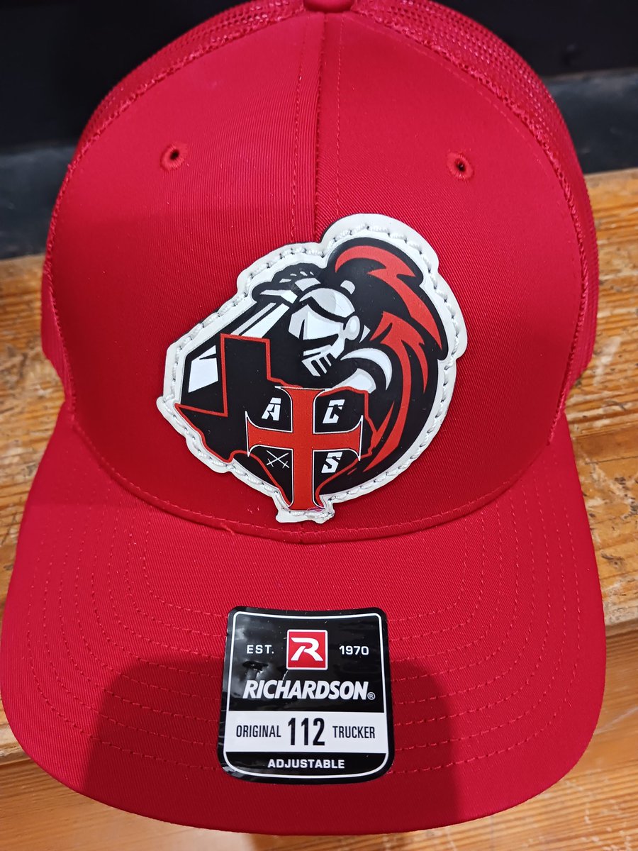 Hats for sale. Fitted black game hat $30. Old school fitted ACS $20. Snap back Crusader logo $20. Contact Coach Rollins