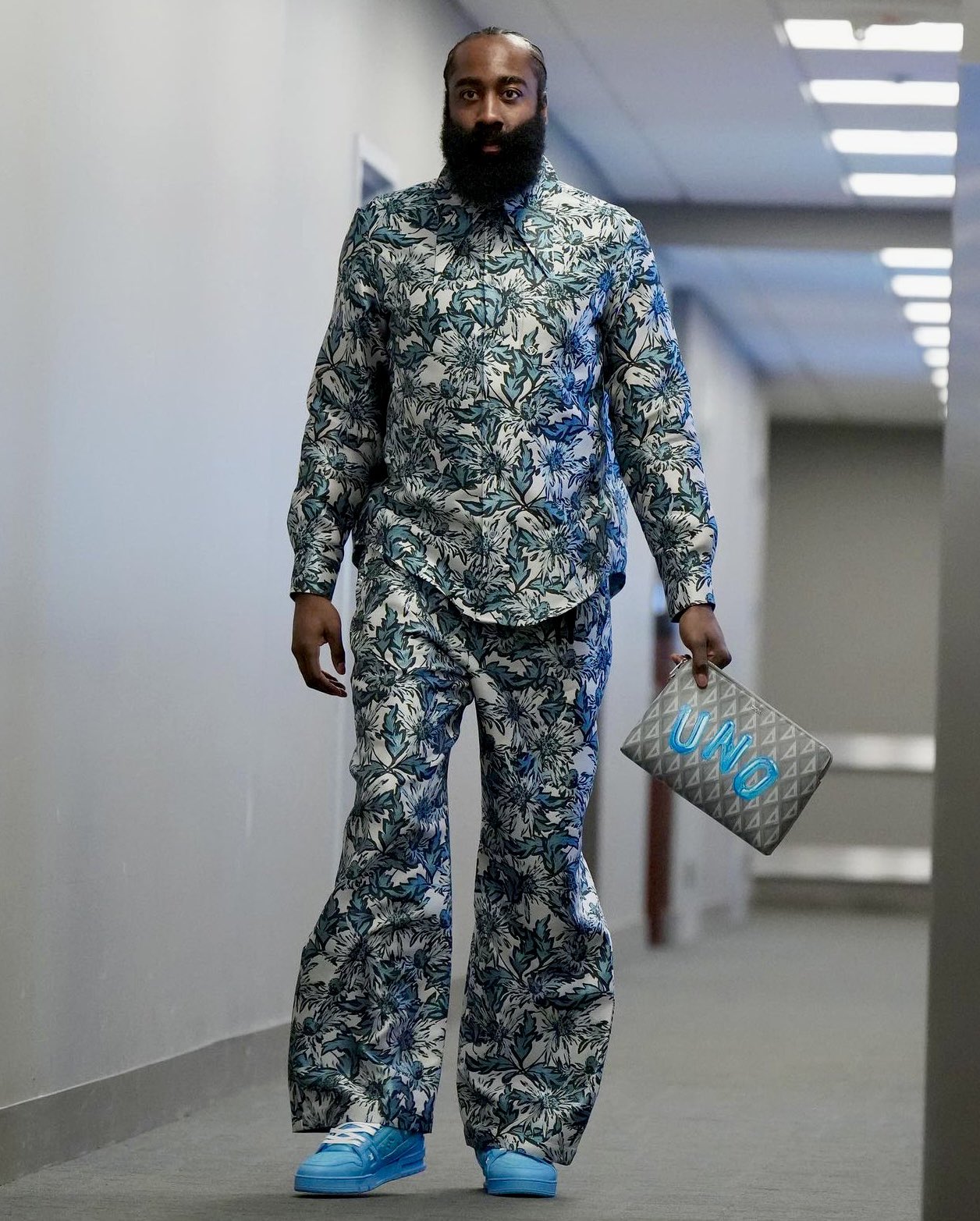 james harden outfit pajamas