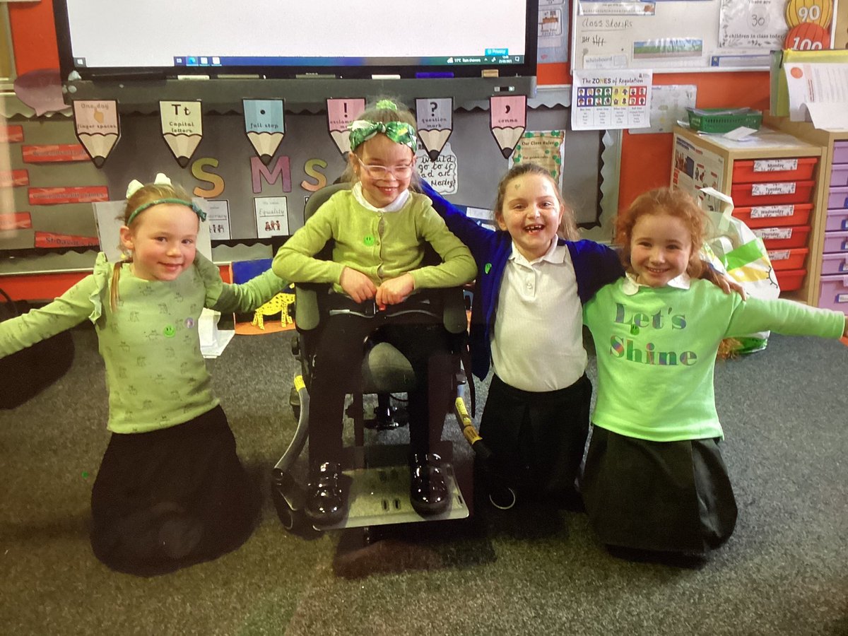 MNA_Year1's tweet photo. 🟢Today, Year 1 have raised awareness for Cerebral Palsy. They wore an item of green to show their support. 🟢 @morley_newlands https://t.co/gRSVjMJVxK