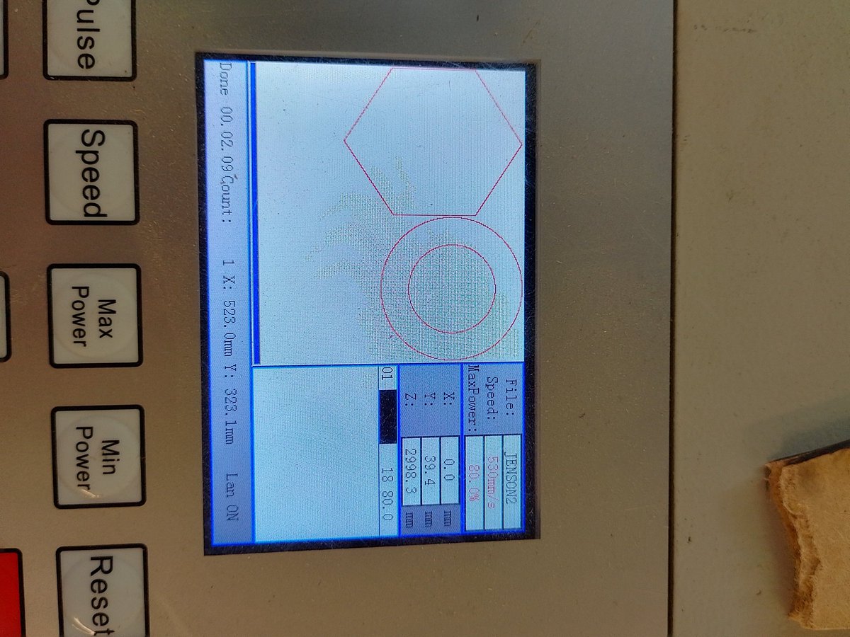 burrows_jenson's tweet photo. Part of my D.T coursework is to make the product I've been designing, simple laser cutting of all the shapes to get me started https://t.co/SOE4Nx7WpN