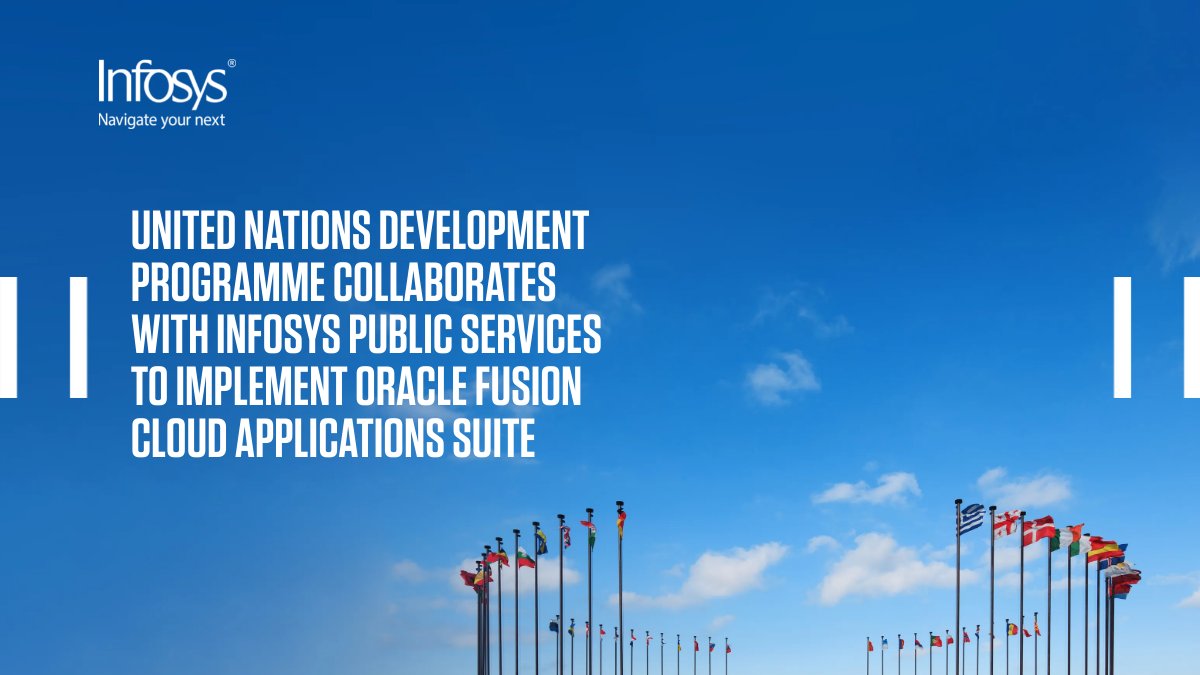 .@UNDP partners with @InfosysPS to implement Fusion Cloud Applications Suite, increasing efficiency to help meet development needs of people and our planet. Read more: infy.com/3nhkl8x #SDG #FutureSmart #LegacySystems #Oracle
