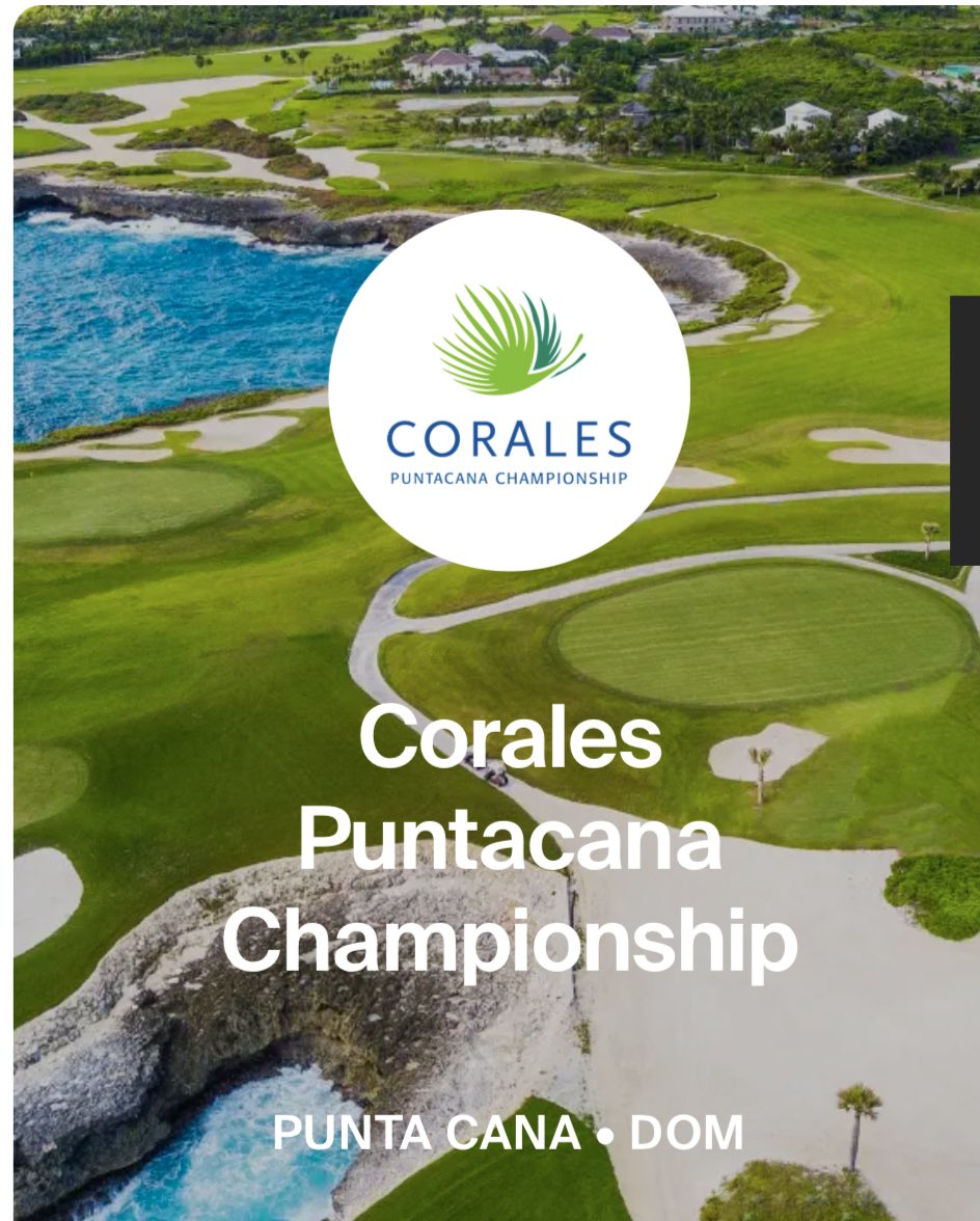 Former Eagle, Cougar Collins is making his 1st PGA Tour start today at 1:23 EDT in the Corales Puntacana Championship. Former teammate Ty Celone is caddying. Go Eagles !! 🦅🔥
<a href="/cougar_collins/">cougar collins</a> <a href="/emuathletics/">Eastern Michigan Athletics</a> 
@gameaboveemu <a href="/CoralesChamp/">coraleschamp</a>