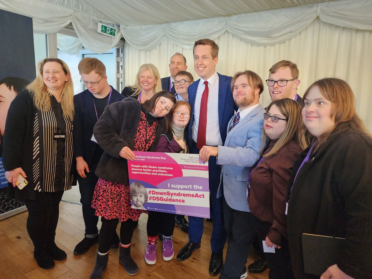 Fionn's speech at UK Parliament for @NDSPolicyGroup #WDSD23:

On behalf of the Advisory Group, I welcome all of you to today's celebration. Besides me, you will hear today from two others of the five NDSPG founding officers with Down syndrome, Heidi and James Carter.