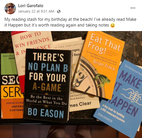 RyanGromfin's tweet photo. Check out TRB Family member Lori's beach reading stash. Man, she's put us in some good company! Bo Eason's book is one of my all-time favorites, too. Happy reading, Lori!

Add Make It Happen to your reading list > get your FREE copy here: https://t.co/wylMOY8WLn https://t.co/xSut8H6rYM