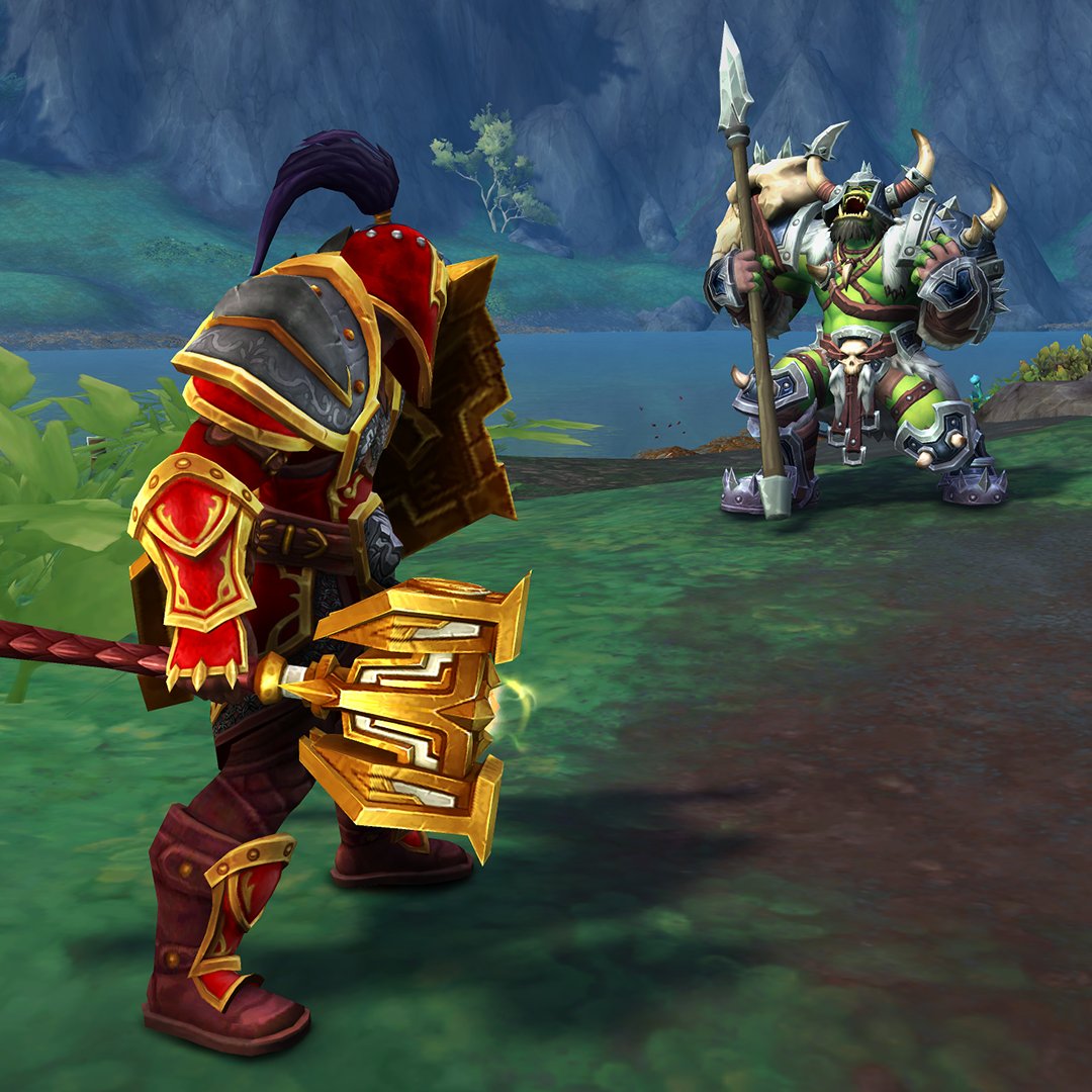 Embrace your heritage! Orcs and humans can begin their Heritage Armor quests by talking to