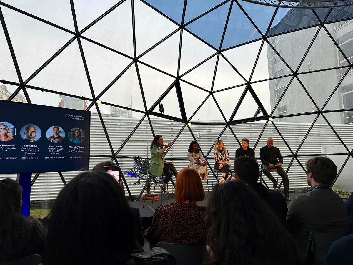 KellyGGrassam's tweet image. Always pretty cathartic hearing how tech leaders are solving the challenges we’re all facing running a business.

Fab insights from @mmeentrepreneur @EricDCollins @ModernMilkman_ @wiQ_social 👏 

#WeAreTechNation @TechNation