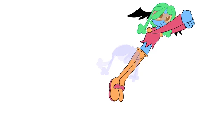 omg i accidentally exported these with onion skin but whatever she's cute look at her 