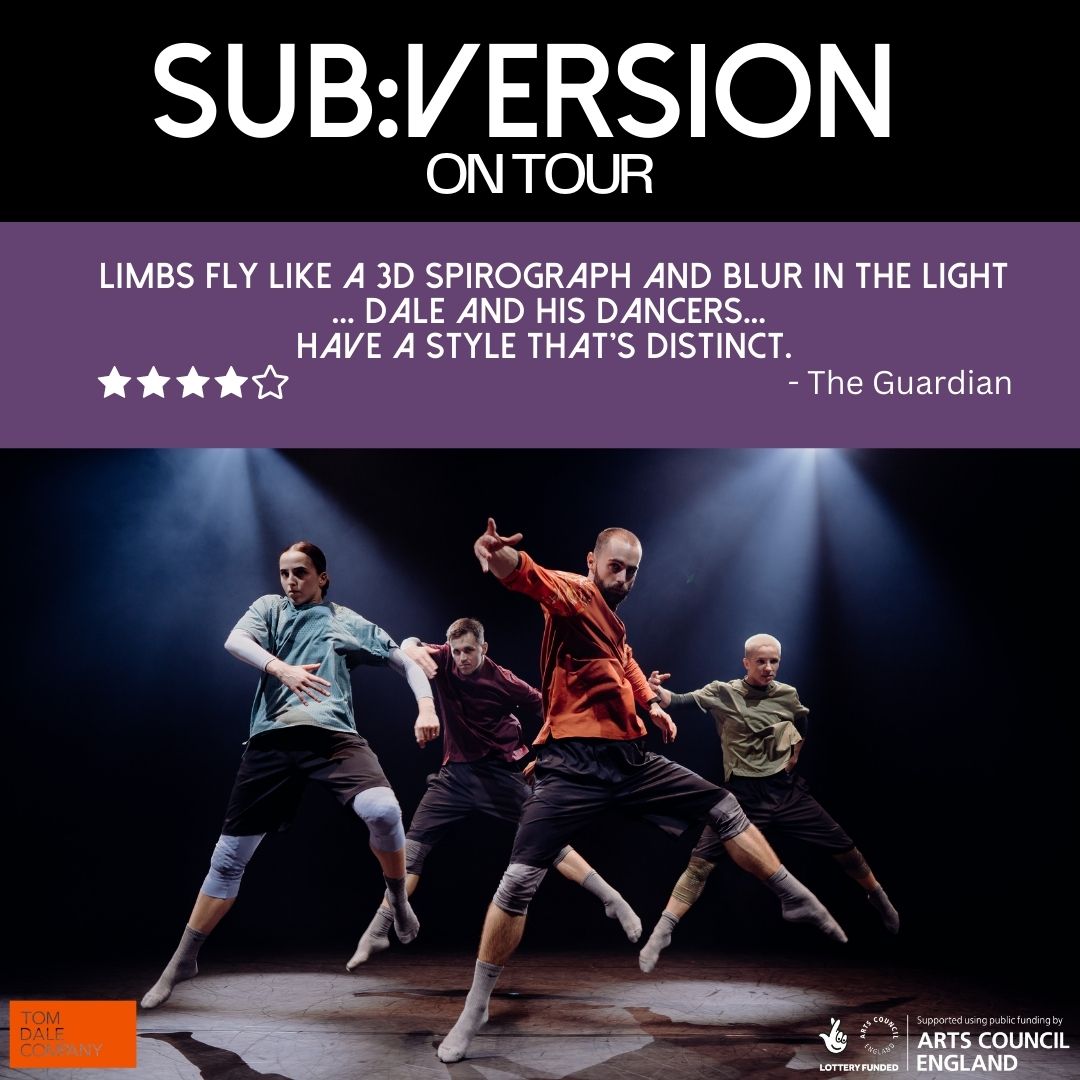 ⚡️ Our tour continues... 

🎟 All tickets are here: linktr.ee/tomdalecompany 

✨ TOUR DATES ✨
24 March <a href="/SHCentre/">South Holland Centre</a>
28 March #Louth #RiverheadTheatre
18 April @TruckTheatre
27 April <a href="/TaliesinSwansea/">Taliesin Arts Centre</a>
2 May <a href="/YvonneArnaud/">Yvonne Arnaud Theatre</a>