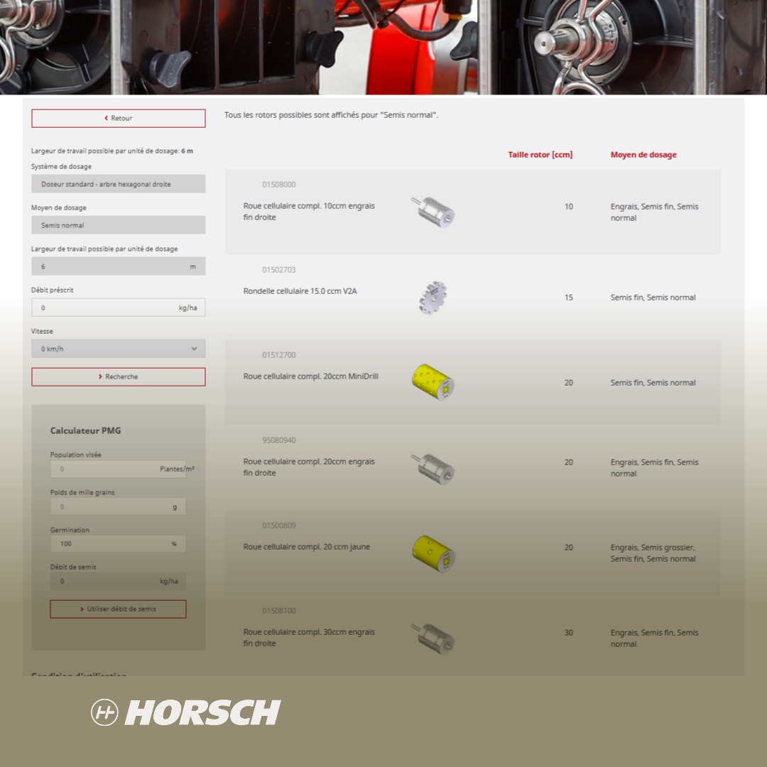 HORSCH_France's tweet photo. [ CHOIX DU ROTOR - LE SAVIEZ-VOUS ❓] Les #semis de #printemps battent leur plein !  
#Semence, #engrais, micro-granulés, … Un doute sur le choix du #rotor ?  
La réponse en qq 🖱 grâce à notre #configurateur en ligne ! https://t.co/6O1iNvCPbI 

#semence #microgranules #doseur https://t.co/RkktjcIhou