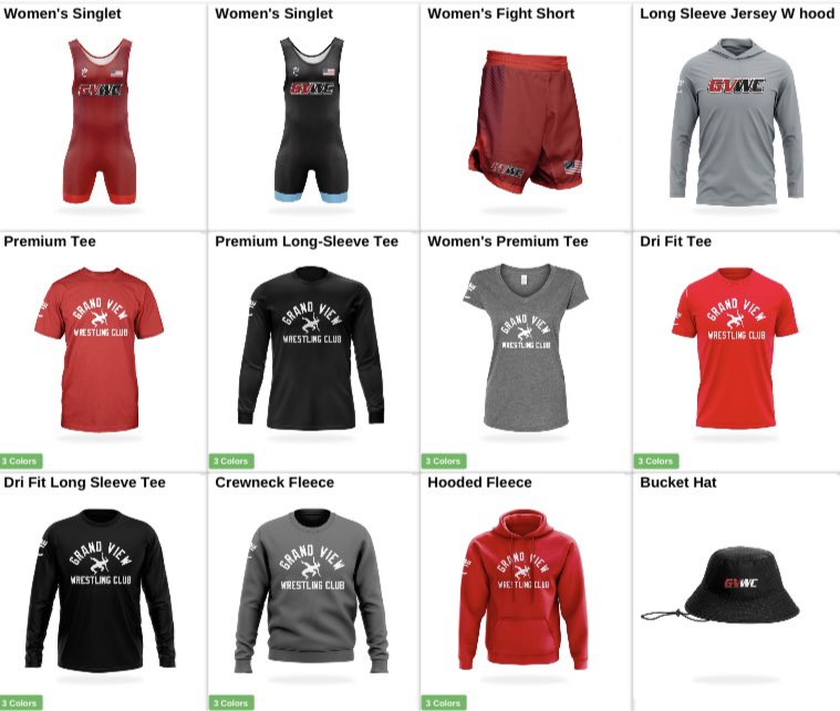🚨 WEB STORE 🚨 

12 days left to order your Spring GVWC Gear 

CLOSING on Tuesday, April 2. 

grandviewwrestlingclub.itemorder.com/shop/home/
