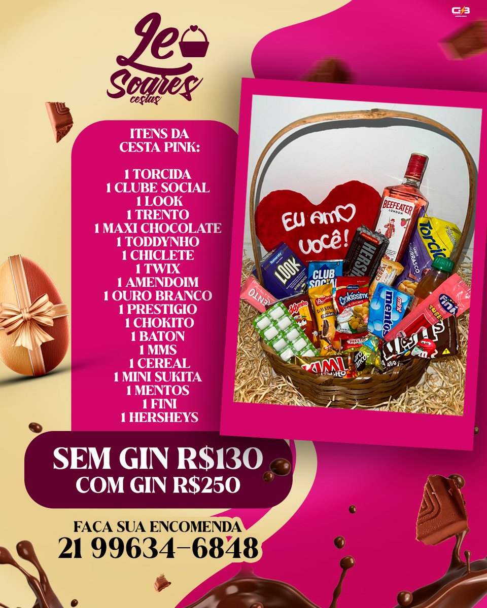 lesoarescestas's tweet photo. 🟣 CESTA PINK 🟣

R$ 130,00
( SEM GIN ) 

ACEITAMOS CARTÃO ATÉ 3x COM JUROS 
ENTREGAMOS EM TODO RIO DE JANEIRO COM TAXA ! https://t.co/OgIVsoe7bI