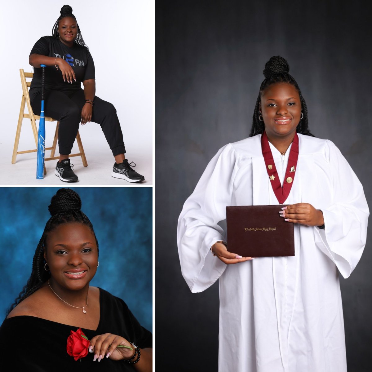 CharlesCtyElite's tweet photo. We couldn't be more PROUD of her!! She has strived for excellence from day 1!! Always excelling & doing her best, and with $1,000,000+ in academic and athletic scholarships...!! We love you!!😍🥰
#NazaraMuhammad
#ScholarAthlete📚🥎
#ElizabethSeton2023🎓
#CharlesCountyEliteOG💙💛 https://t.co/Fl4Sl44PUF