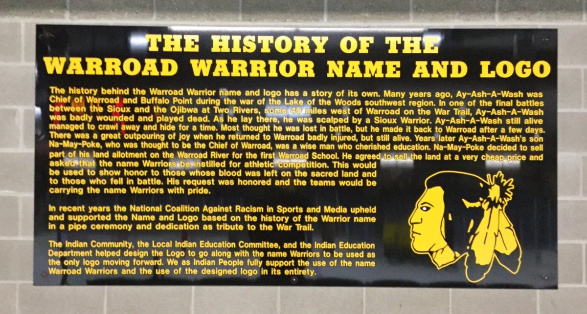 VintageMNHockey's tweet photo. Long live the Warriors from Warroad. Proud name &amp; community history: https://t.co/H7YcvpwG9g