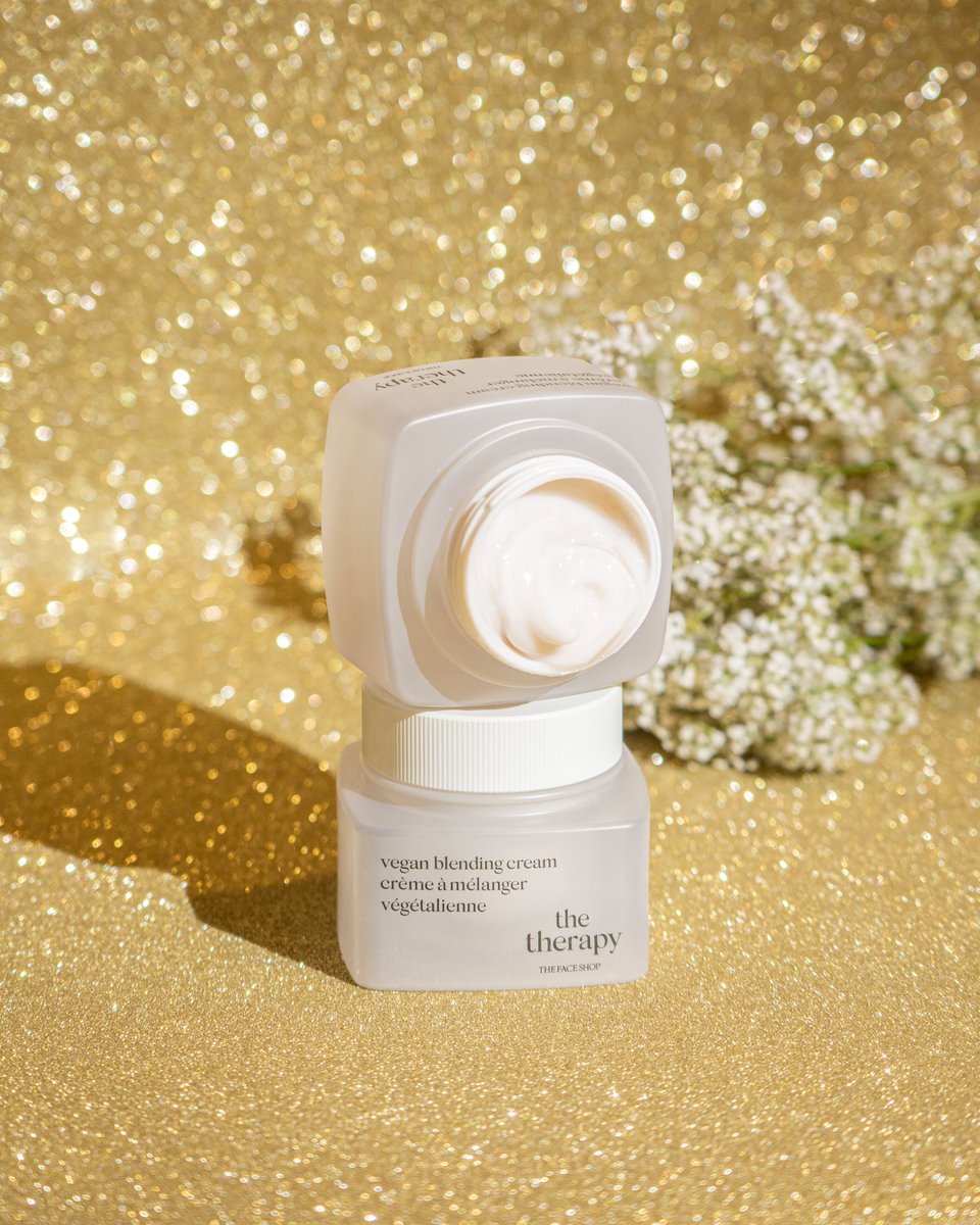 Formulated with natural ingredients from the Swiss Alps, this vegan blending cream from The Face Shop helps with anti-aging, hydration, and elasticity. Blend together to create the perfect soft texture to glide onto the skin! 🌿