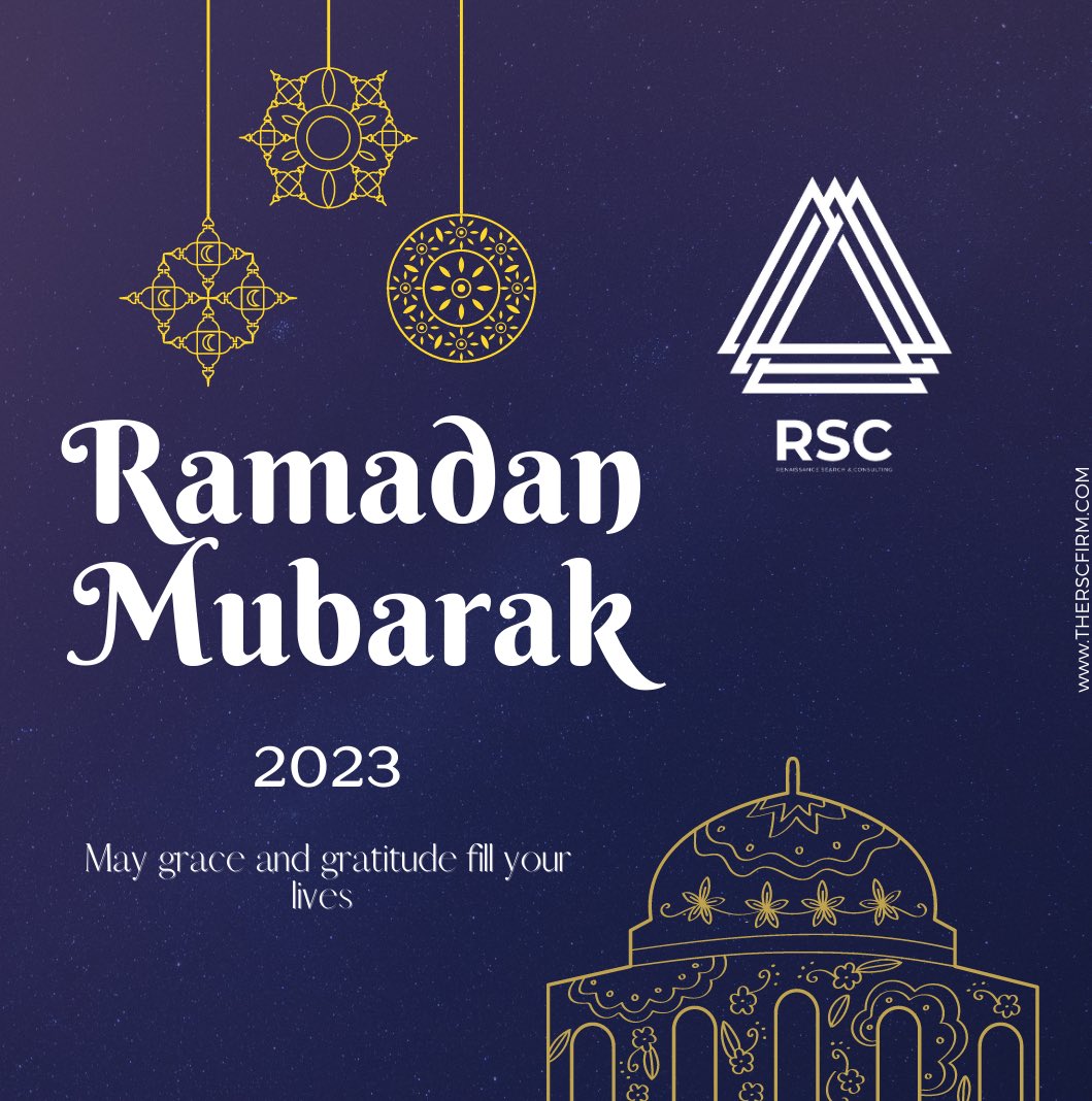 RSC wishes a happy and blessed Ramadan to everyone celebrating! This month long celebration is a perfect time to reflect and grow closer to your faith ✨