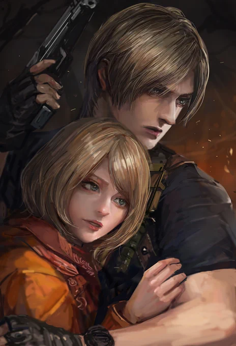 レオンとアシュリー#バイオRE4#ResidentEvil4Remake #RE4 