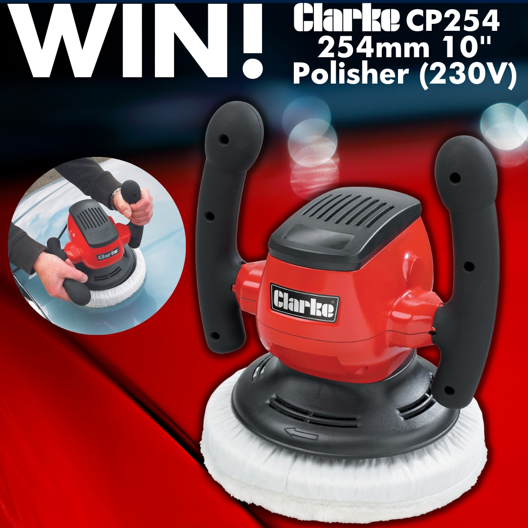 The Clarke CP254 Polisher, with adjustable handles, is ideal for use on cars, boats and caravans and now you can #WIN your own in this week's #FreebieFriday giveaway!

To enter, follow us and then retweet this post.

#Competition ends on Monday 27th March at 5pm. T's &amp; C's apply.