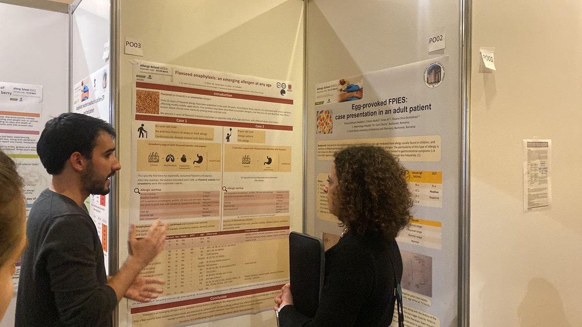 EAACI_JM's tweet image. Finishing the day of allergy school with the poster session chaired by Alexandra Santos #AS2023Taormina #FoodAllergy #postersession
@EAACI_HQ