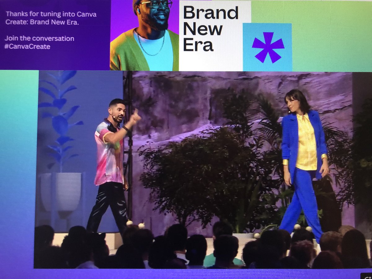 That is so cool!!! Love the product launching of <a href="/canva/">Canva</a>  #canvacreate2023