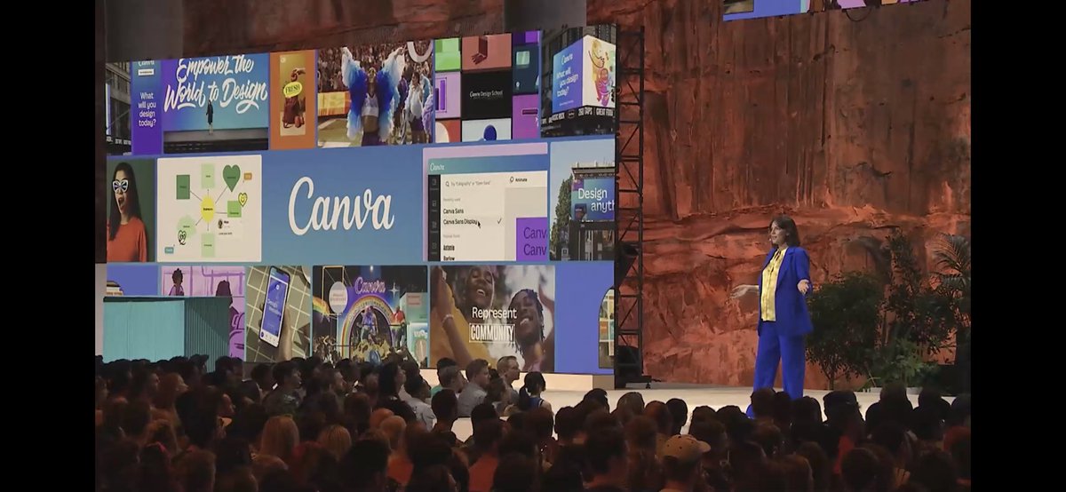 Just attended Canva Create. The capabilities of #CanvaVideo are impressive, and their new tech is certainly a game-changer! Still have a soft spot for the simplicity of iMovie, but hats off to @canva for a great event! 🎥 #CanvaCreate #VideoEditing