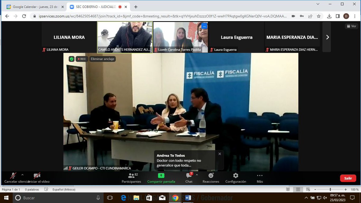 SecGobCundi's tweet photo. Lideramos la mesa de trabajo interinstitucional “judicialización casos de violencia intrafamiliar” en articulación con @fiscaliacol donde se capacitó a comisarios municipales. #Cundinamarca #RegionQueProgresa https://t.co/TpTQaKXn3x