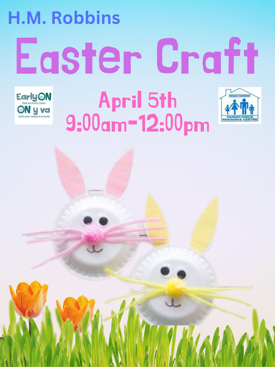 H.M. Robbins April Calendar and Monthly Activities