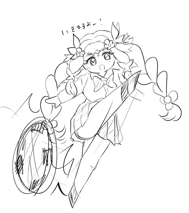 転がってきたサッカー部のボールを蹴るJKフェリ 