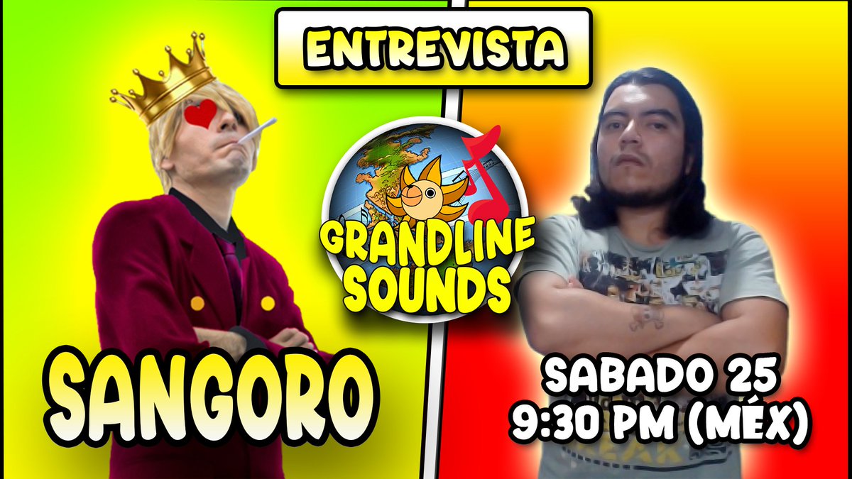 GrandLineSounds's tweet photo. Y ahora si les reveló a nuestro siguiente invitado, desde @RioPoneglyphSca, traductor y lector arrabalero de OP @SangoroVinsmoke !! No te lo puedes perder el sábado 9:30 pm de México a través de 👇 
https://t.co/IFipwThPv5 https://t.co/BikZaS7U1n