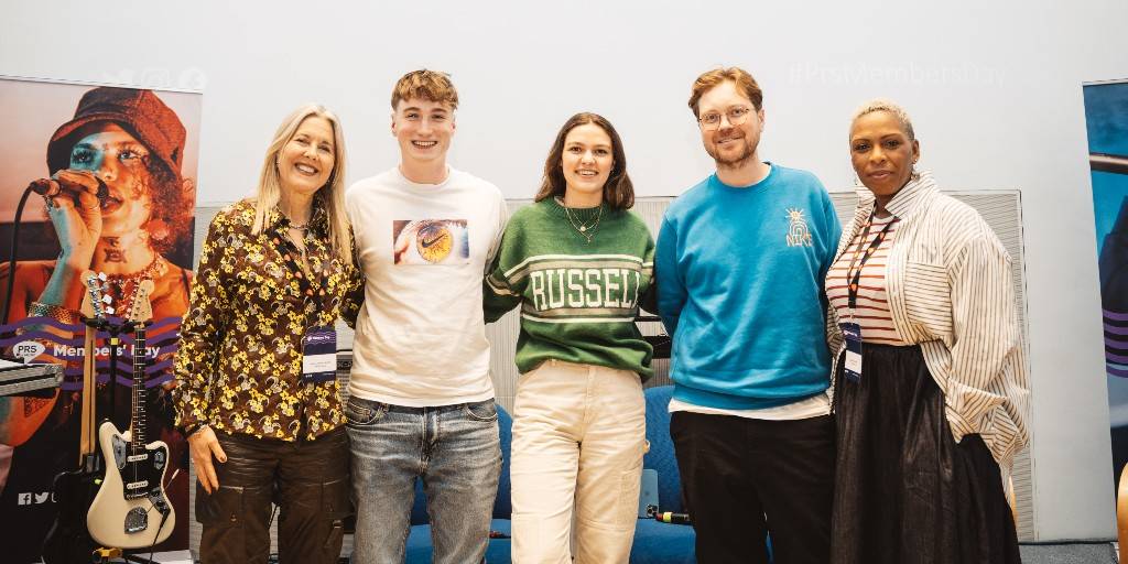 PRSforMusic's tweet photo. Thanks to the PRS community who joined us in Glasgow 🏴󠁧󠁢󠁳󠁣󠁴󠁿 yesterday for #PRSMembersDay.

Our insightful panelists @calumbowiemusic, @BowAnderson and @JakeShepp, our trade fair partners and incredible #PRSPresents artists @georgia_cecile and @VLURE_.

More events announced soon. https://t.co/kQGyIIU0Uu