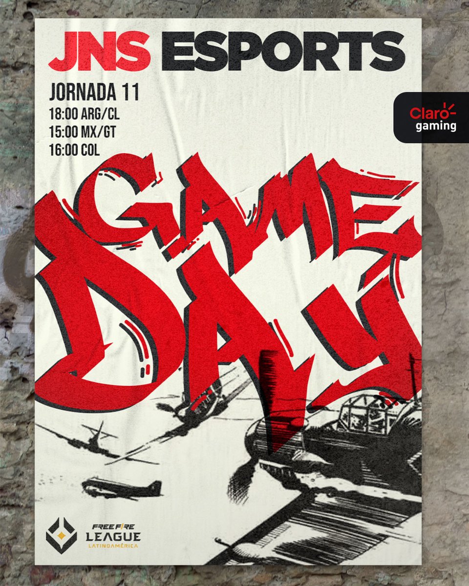 JanusEsports's tweet photo. ¡NO ES FINDE PERO SÍ HAY #FREEFIRELEAGUE! 😎

📺 https://t.co/MK8qtFRvAa

#ClaroGaming 🔴⚫️ #GOJANUS 🦁 #FreeFire 🔫 https://t.co/yCaBl43HOq