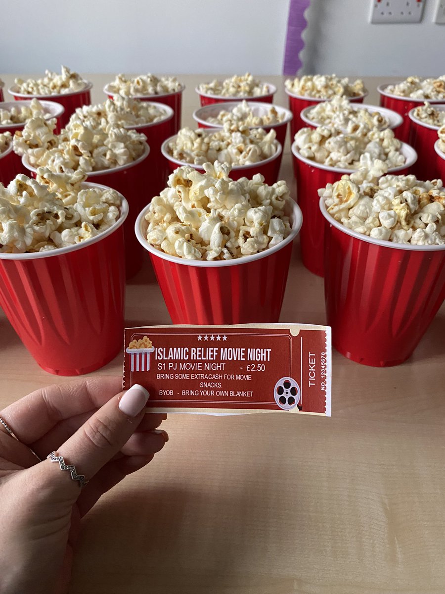 MissWilsonMods's tweet photo. Ready for our S1 Movie Night for @IRScotland. 🍿🎬@GHSRights  @Greenfaulds_HS https://t.co/iPjoN6Sbya