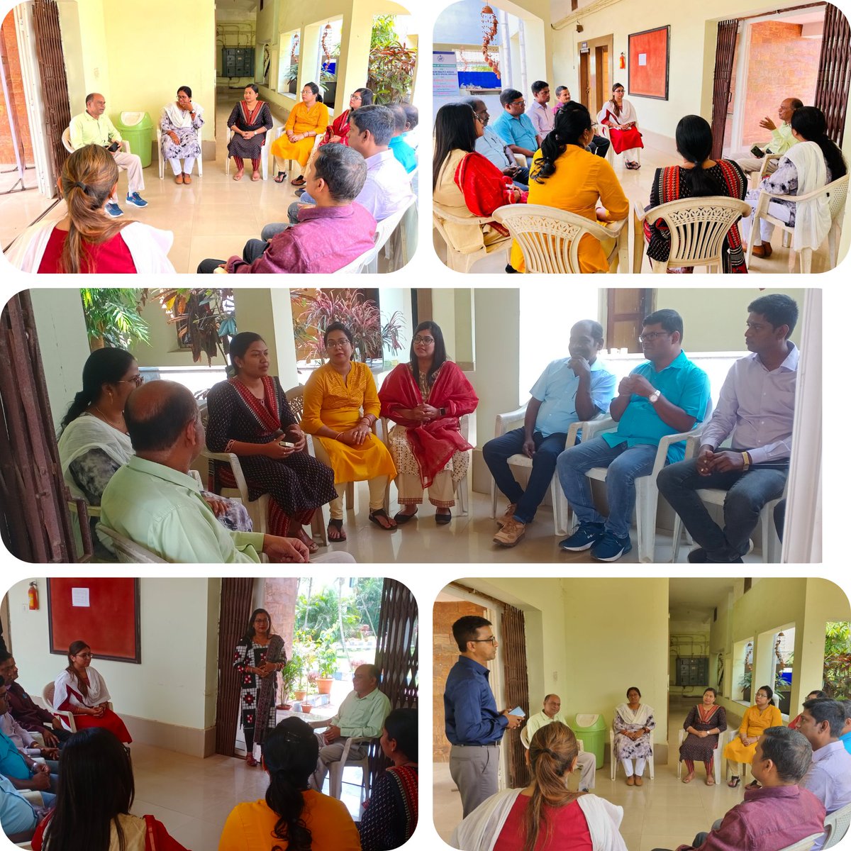 "The best education does not happen at a desk, but rather engaged in everyday living, hands on, exploring, in active relationship with life"
During a group discussion session, JD, VOTI, shares his experience how to make a work-life balance.@farddept <a href="/dahvsodisha/">Directorate of AH&VS Odisha</a> <a href="/rajaaswain/">Ranendra Pratap Swain</a>