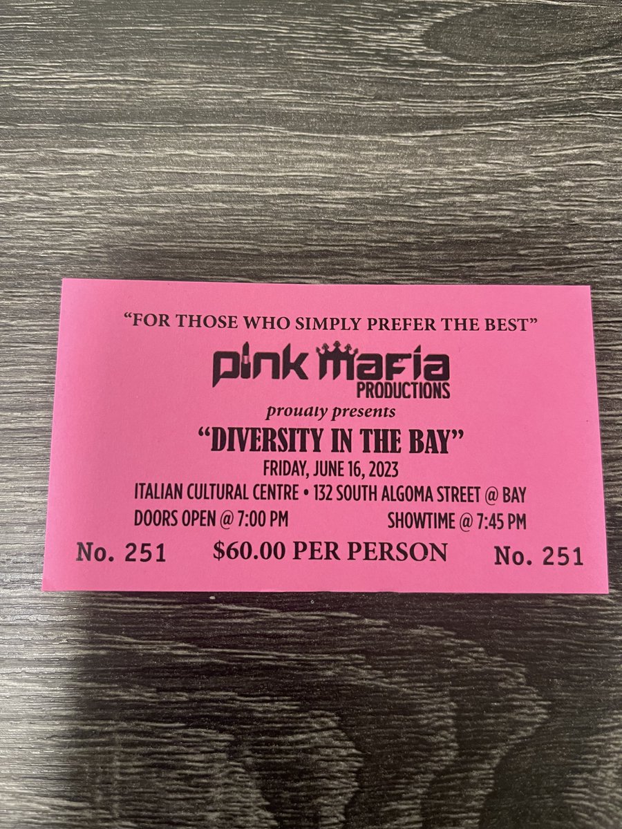 PinkMafiaPro's tweet photo. Tickets for " DIVERSITY IN THE BAY" are now available to purchase at Avante Hair Studio located at
Redwood Plaza
425 North Edward Street
Pop in and say hi to Silvana Commisso and maybe get an amazing hair cut while you pick your tickets up.
DIVERSITY IN THE BAY
Friday June 16th, https://t.co/yNGfiTIenc