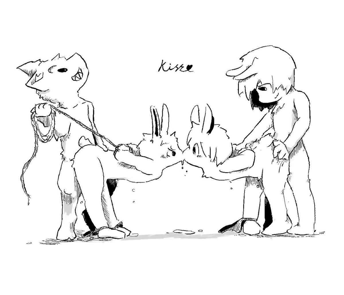 usagi4minus1's tweet photo. Kiss♡ https://t.co/G2LfwBqIri